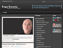 Tablet Screenshot of expoescocia.com